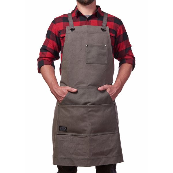 Lot of 1 Hudson Premium Heavy Duty Waxed Canvas Work Apron - Size XXL - Brand New