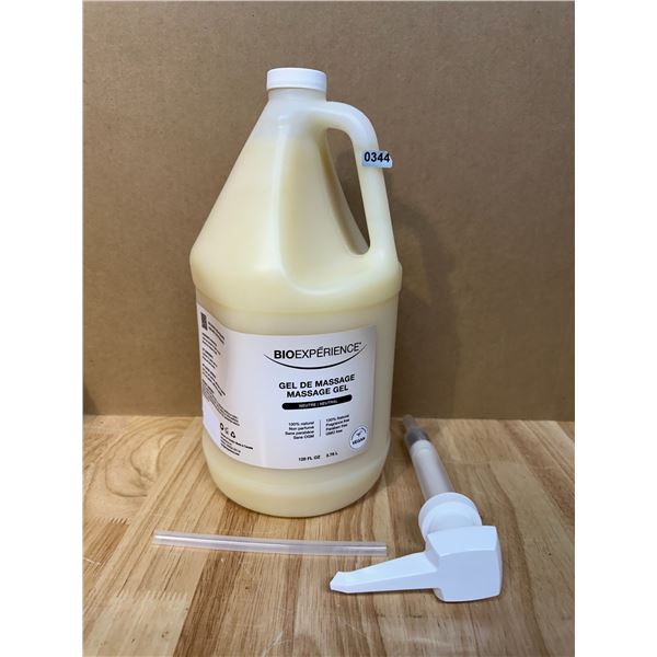 Lot of 1 3.78 Litre Bottle of BioExperience Massage Gel