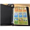 Image 2 : Lot of 1 Leather Gyarados Pokemon Binder with 132 Assorted Pokemon Cards