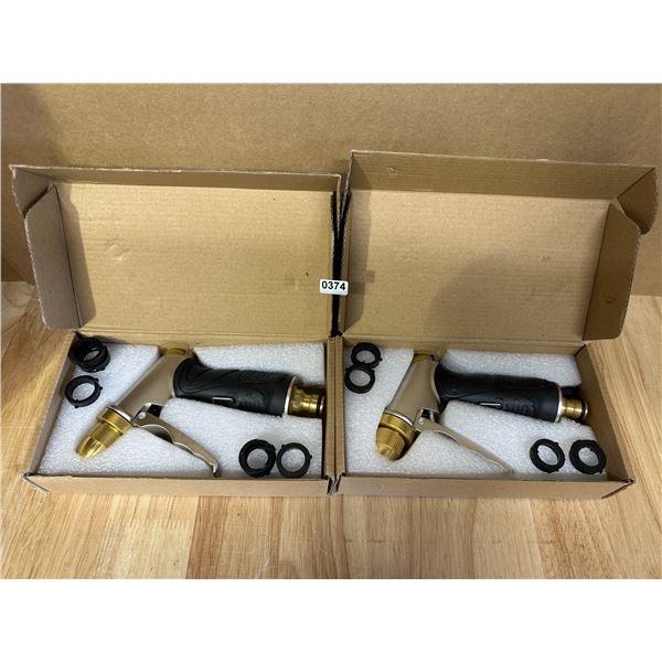 Lot of 2 Heavy Duty Garden Hose Nozzles