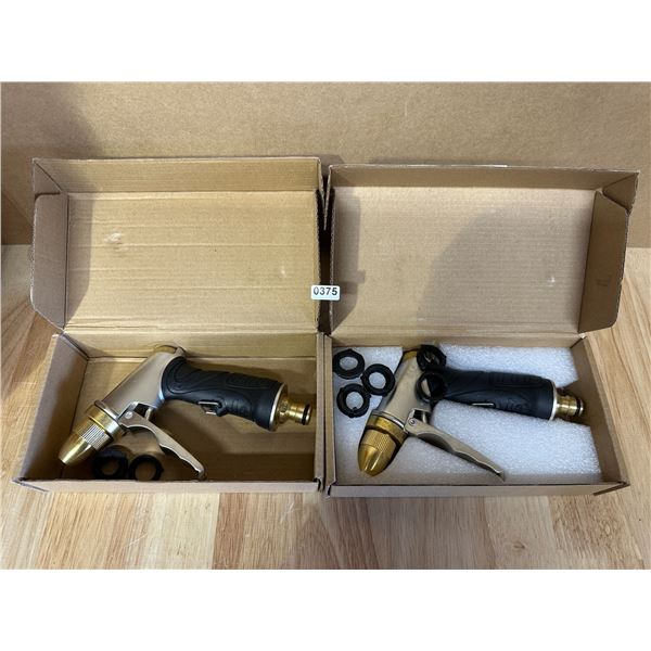 Lot of 2 Heavy Duty Garden Hose Nozzles