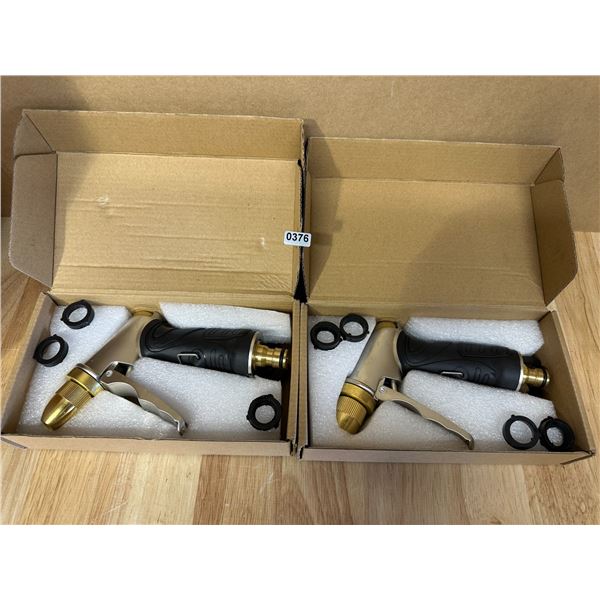 Lot of 2 Heavy Duty Garden Hose Nozzles