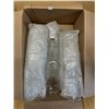 Image 1 : Lot of 1 Box of 4 Clear Vinegar/Oil Bottles