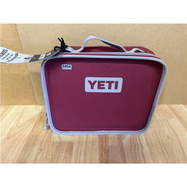 Lot of 1 Red Yeti Daytrip Lunchbox - NEW