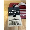 Image 2 : Lot of 1 Red Yeti Daytrip Lunchbox - NEW