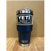 Image 1 : Lot of 1 Navy Yeti 30oz Rambler Travel Mug