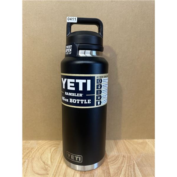 Lot of 1 Black Yeti 46oz Rambler Bottle