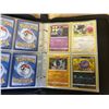 Image 4 : Lot of 1 Leather Binder with 140 Assorted Pokemon Cards