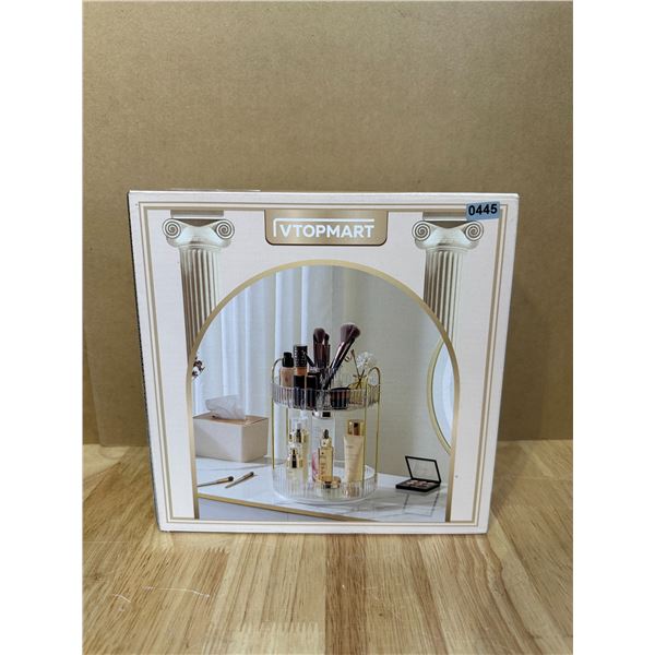 Lot of 1 2 Tier Rotating Makeup Organizer