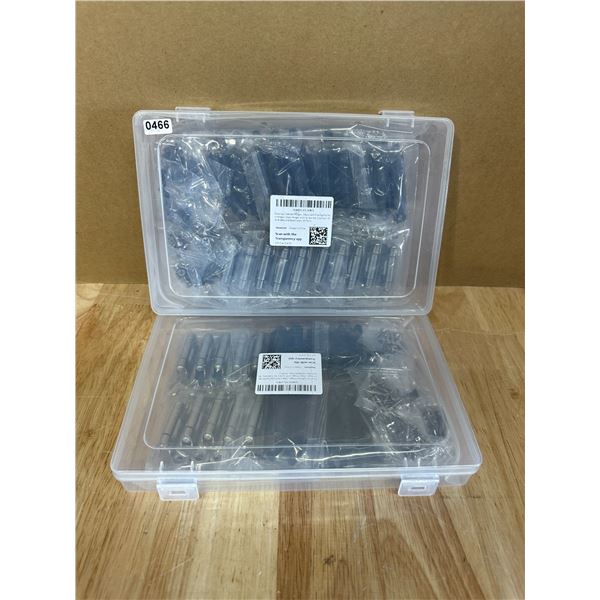 Lot of 2 Boxes of Overlay Cabinet Hinges - 20PCS Each