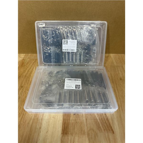 Lot of 2 Boxes of Overlay Cabinet Hinges - 20PCS Each