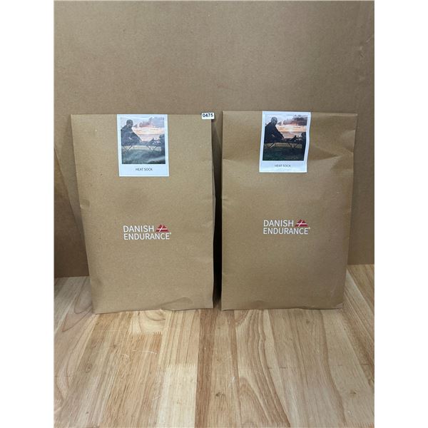 Lot of 2 Danish Endurance Heat Socks 2 Pack