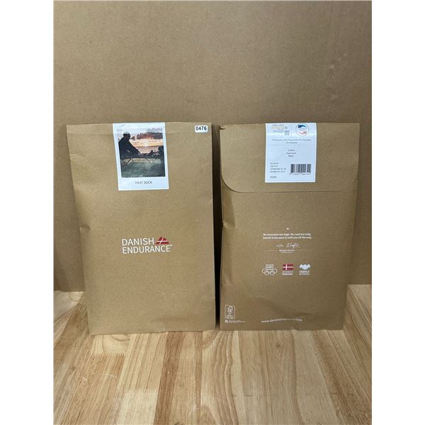 Lot of 2 Danish Endurance Heat Socks 2 Pack