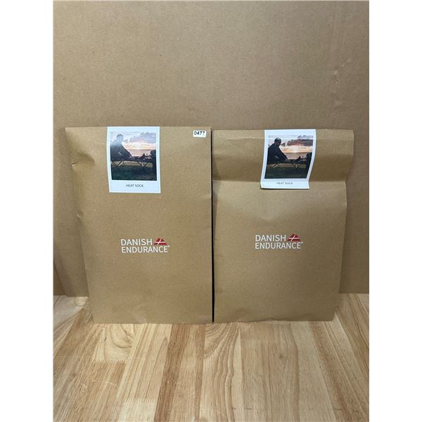 Lot of 2 Danish Endurance Heat Socks 2 Pack