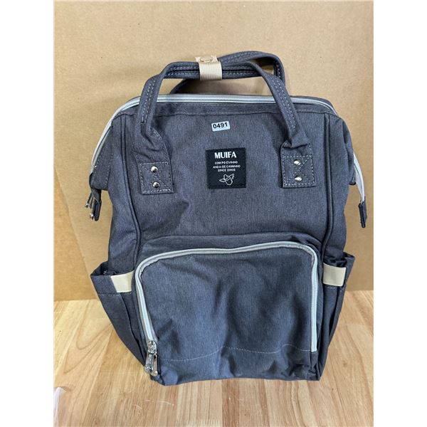 Lot of 1 Muifa Insulated Backpack/Diaper Bag