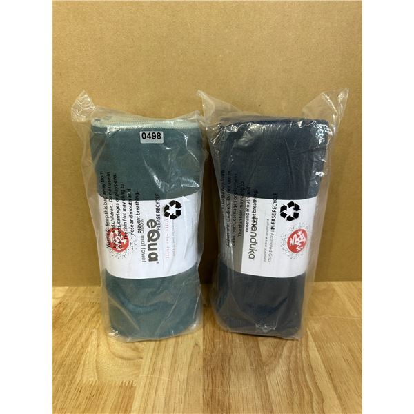 Lot of 2 Manduka Yoga Mat Towels