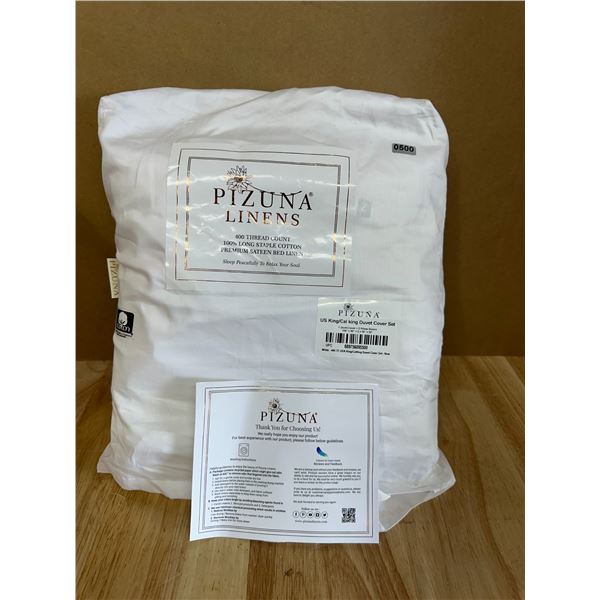 Lot of 1 Pizuna Linens King/California King Duvet Cover Set