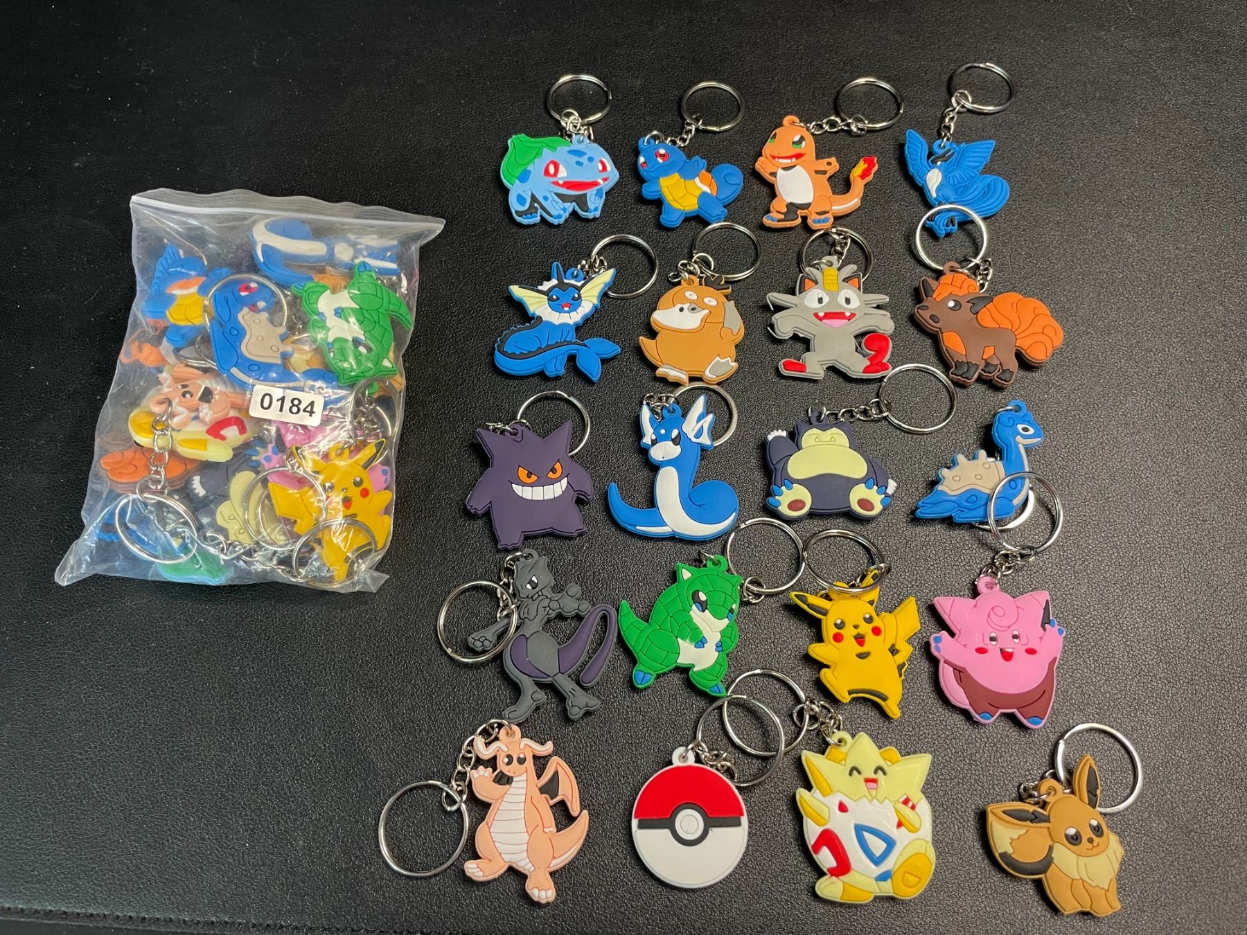 Keychains Lot Lot of 2 Multi-Packs of Pokemon Keychains - 20PCS per pack/40 Total - New