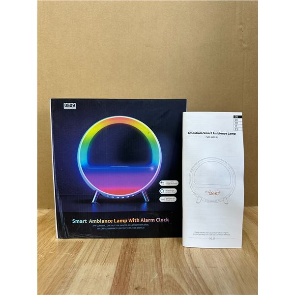 Lot of 1 Smart Ambient Lamp with Alarm Clock