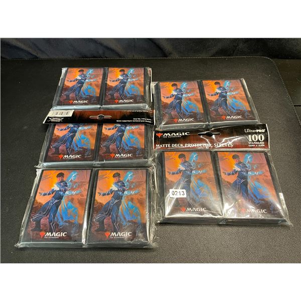 Lot of 5 Multi-Packs of Magic The Gathering Matte Deck Protector Trading Card Sleeves - Brand New!