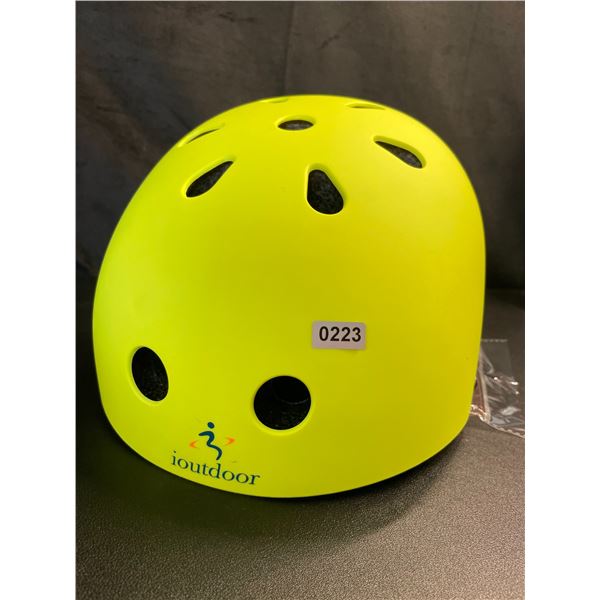 Lot of 1 ioutdoor Kids Bike Helmet/Sport Protective Helmet - Large (22.4"-24") - Brand New! (Neon)