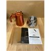 Image 1 : Lot of 1 The London Sip Copper Stovetop Espresso Maker