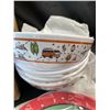 Image 3 : Lot of 1 12PCS Dinnerware Set - Campervan Travel Design - Brand New!