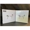 Image 1 : Lot of 2 Airpod-Style True Wireless Earbuds/Headphones with Wireless Charging Cases - Brand New!