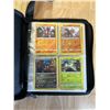 Image 2 : Lot of 1 Leather Pokemon Binder with 140 Assorted Pokemon Cards