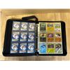 Image 1 : Lot of 1 Leather Gyarados Pokemon Binder with 171 Assorted Pokemon Cards