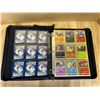 Image 1 : Lot of 1 Leather Pokemon Binder with 153 Assorted Pokemon Cards