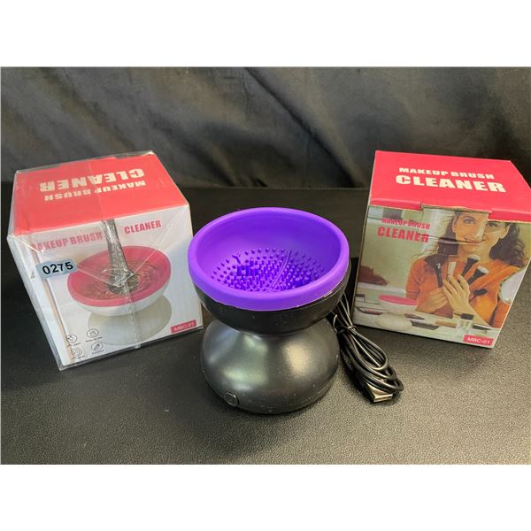 Lot of 2 Electric Makeup Brush Cleaner Devices - Brand New