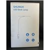 Image 1 : Lot of 1 Shlinux LED Desk Lamp - Clamp Lamp w/ Flexible Gooseneck; 18inch Wide Size - Brand New!
