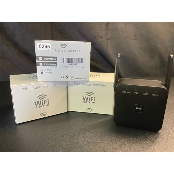 Lot of 3 Wi-Fi Range Extenders - 300Mbps - Wifi Signal Boosters - Brand New!