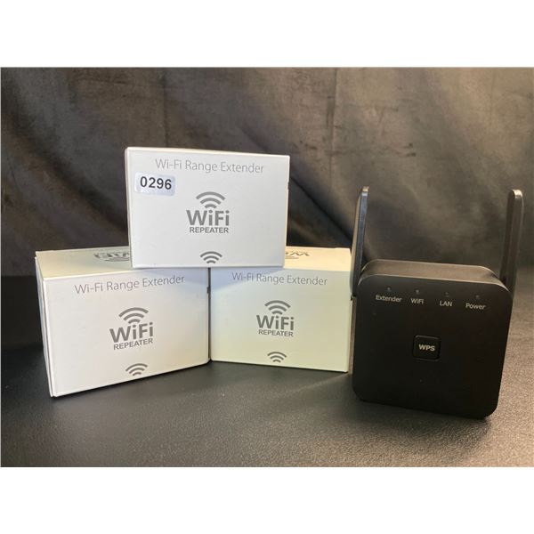Lot of 3 Wi-Fi Range Extenders - 300Mbps - Wifi Signal Boosters - Brand New!