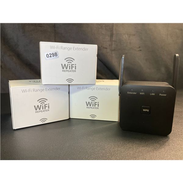 Lot of 3 Wi-Fi Range Extenders - 300Mbps - Wifi Signal Boosters - Brand New!