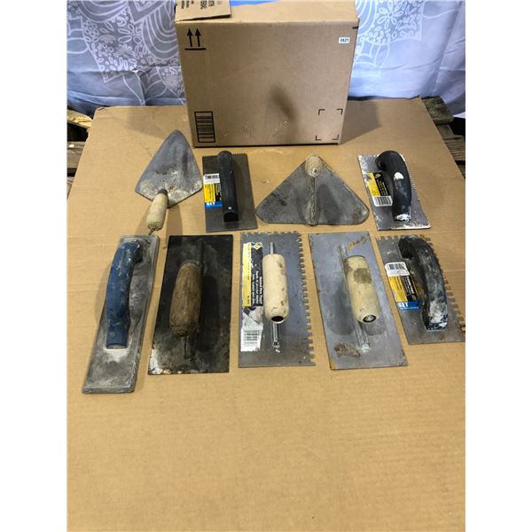 Lot of Assorted Trowels - Used