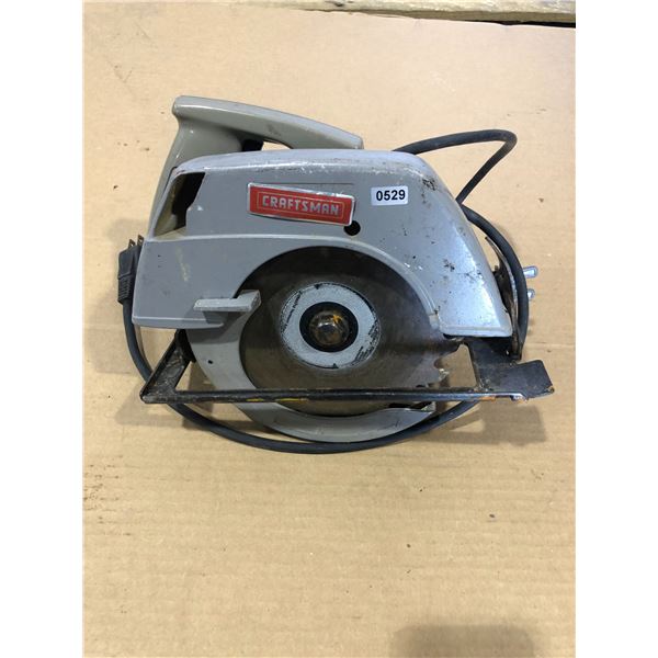 Lot of 1 Craftsman Circular Saw - Used - Works/Powers On