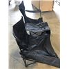 Image 2 : Lot of 1 2-Person Portable/Foldable Camping Chairs - Black - Used - Good Shape