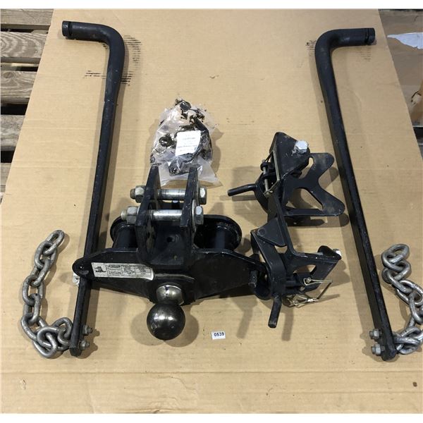 Lot of 1 Husky Round Bar Weight Distribution Hitch - Used