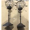 Image 2 : Lot of 2 Garden Decoration Pieces/Lamps - Used (Lights not working - Needs Bulbs)
