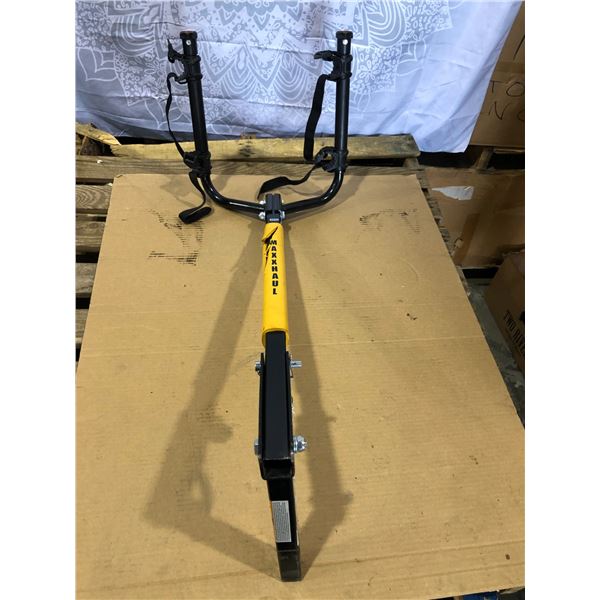 Lot of 1 Maxhaul Hitch Mounted 2-Bike Rack (100 lb Capacity) - Used
