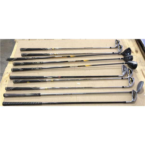 Lot of 10 Assorted Golf Clubs - Used