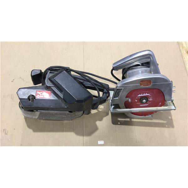 Lot of 2 Assorted Power Tools - Used - Power On