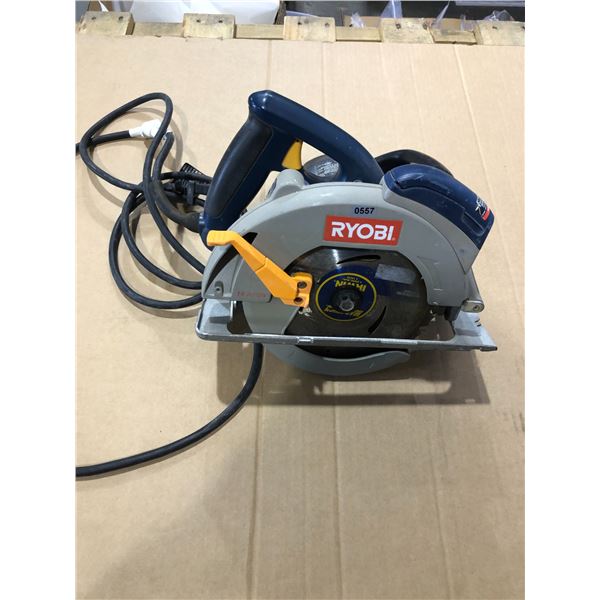 Lot of 1 RYOBI Circular Saw - Used - Powers On
