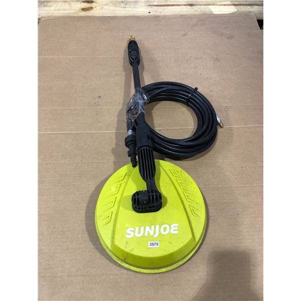 Lot of 1 Sunjoe 10-Inch Brush Cleaning Attachment for Pressure Washers - Used - Great Shape!