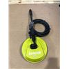 Image 1 : Lot of 1 Sunjoe 10-Inch Brush Cleaning Attachment for Pressure Washers - Used - Great Shape!