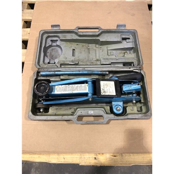 Lot of 1 Hydraulic Floor Jack - 2 Ton Capacity - Used