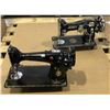 Image 1 : Lot of 2 Vintage Singer Sewing Machines - Used