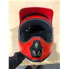 Image 3 : Lot of 1 Max Motorcycle/Riding Helmet - Red - Used